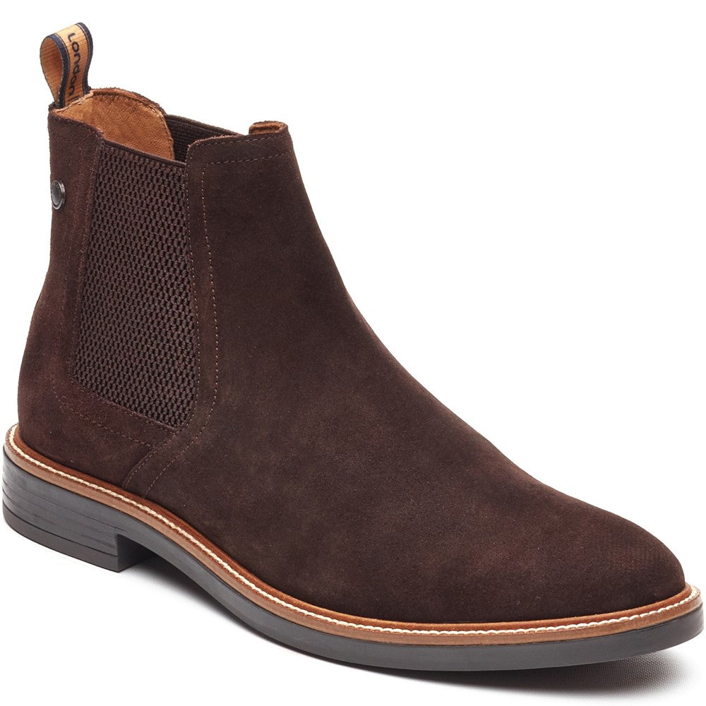 Sussex Suede Chelsea Boots Brown