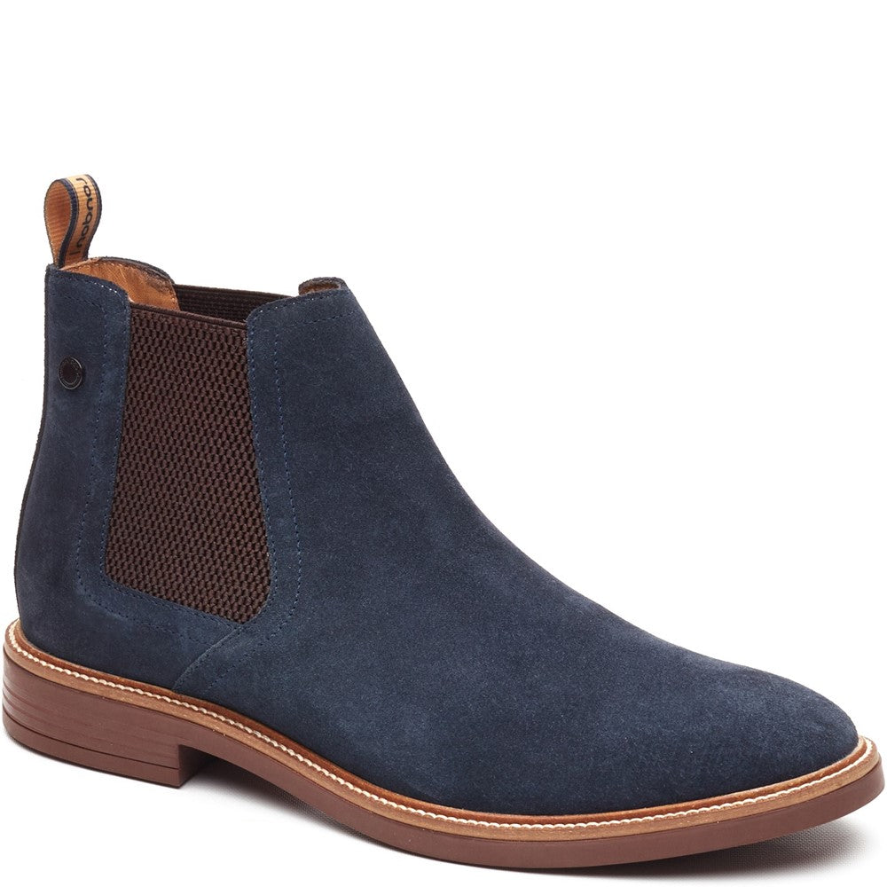 Sussex Suede Chelsea Boots Navy