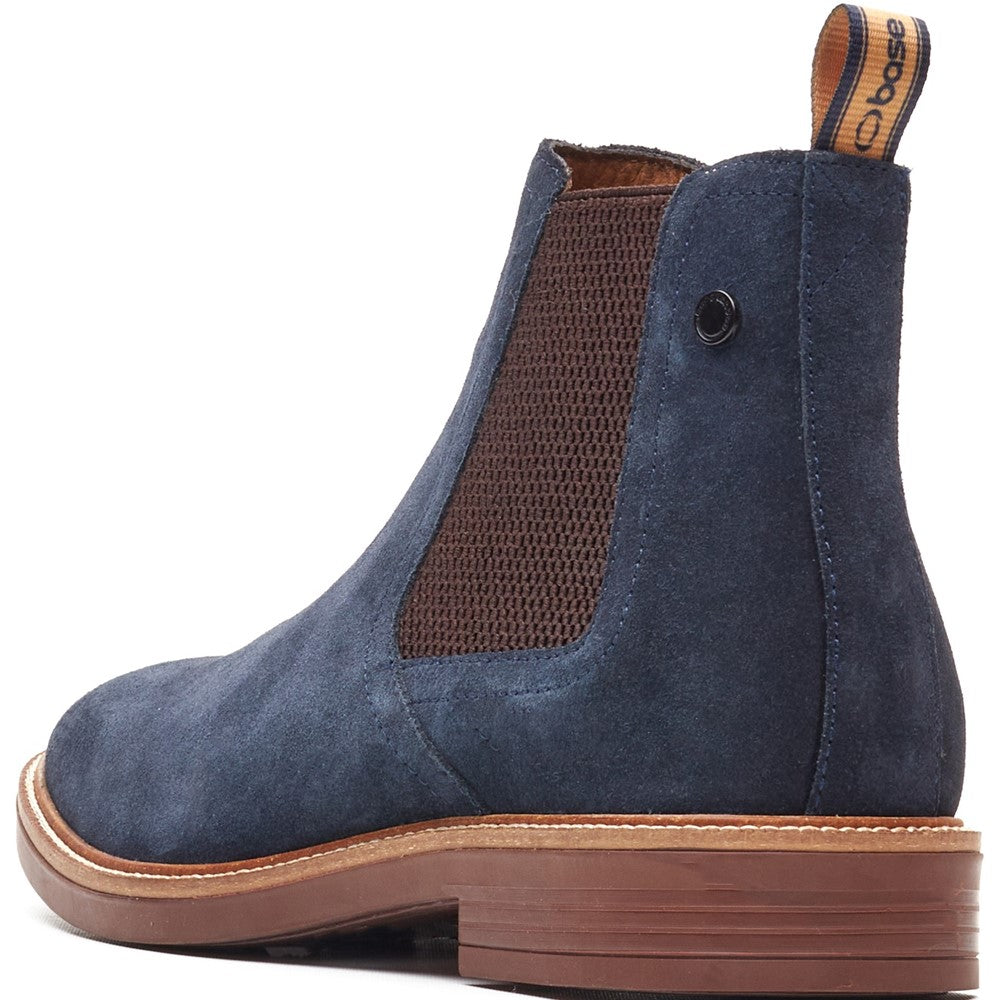 Sussex Suede Chelsea Boots Navy