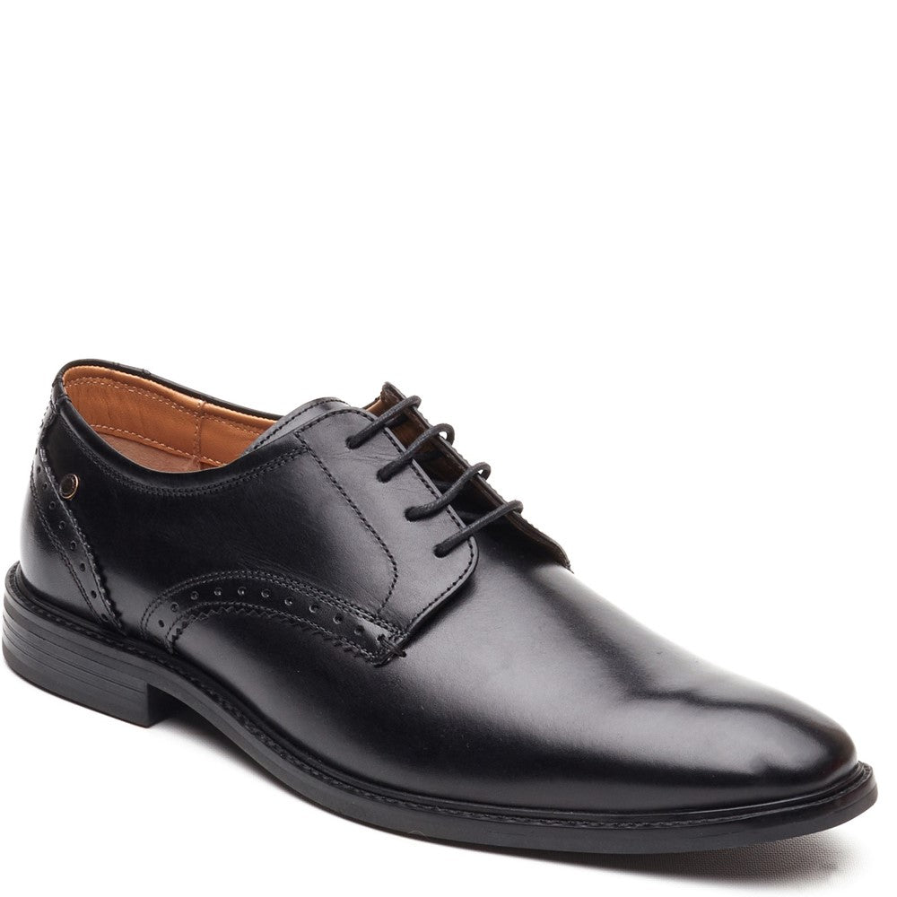 Eton Leather Derby Shoes Black