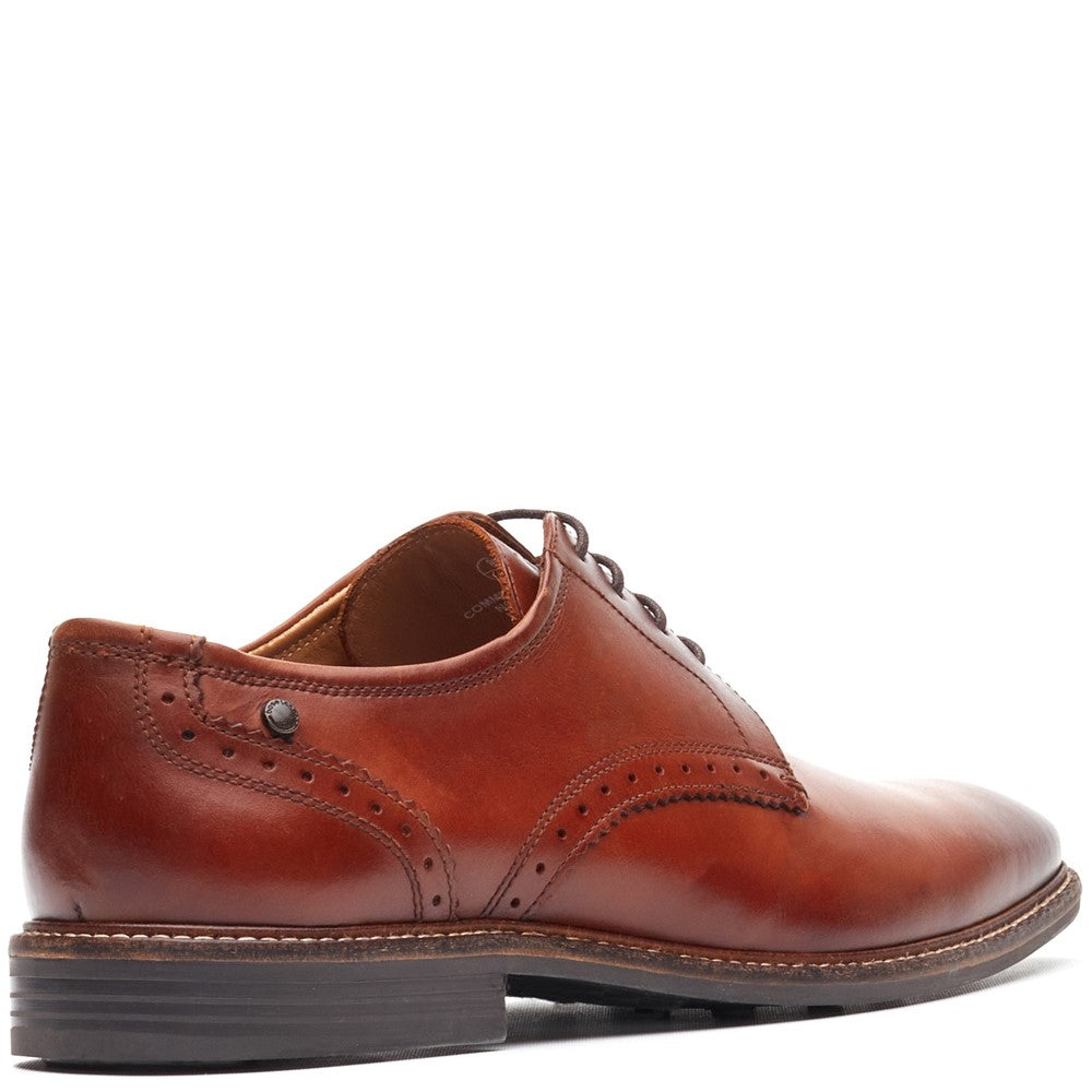 Eton Leather Derby Shoes Tan