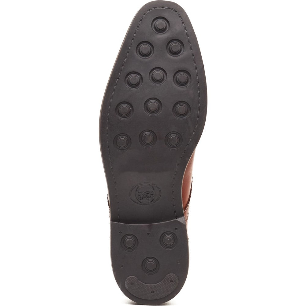 Eton Leather Derby Shoes Tan