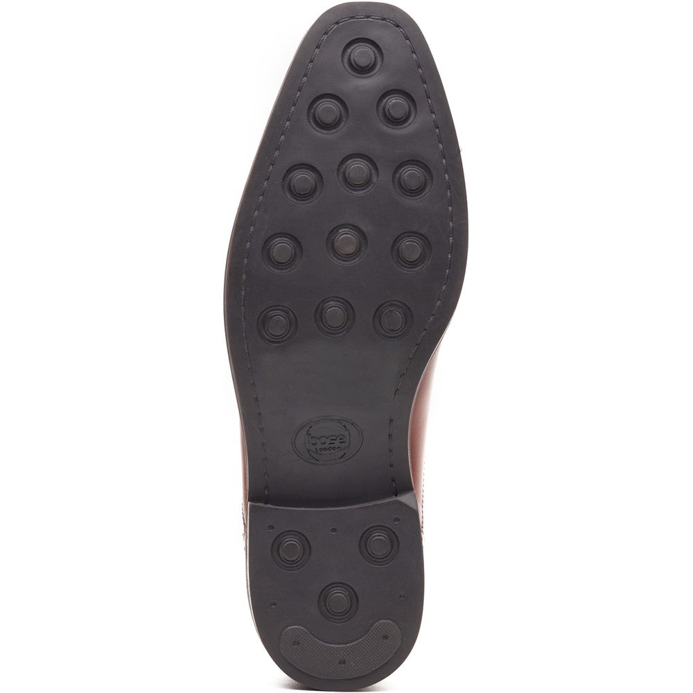 Ascot Leather Oxford Brogue Shoes Tan