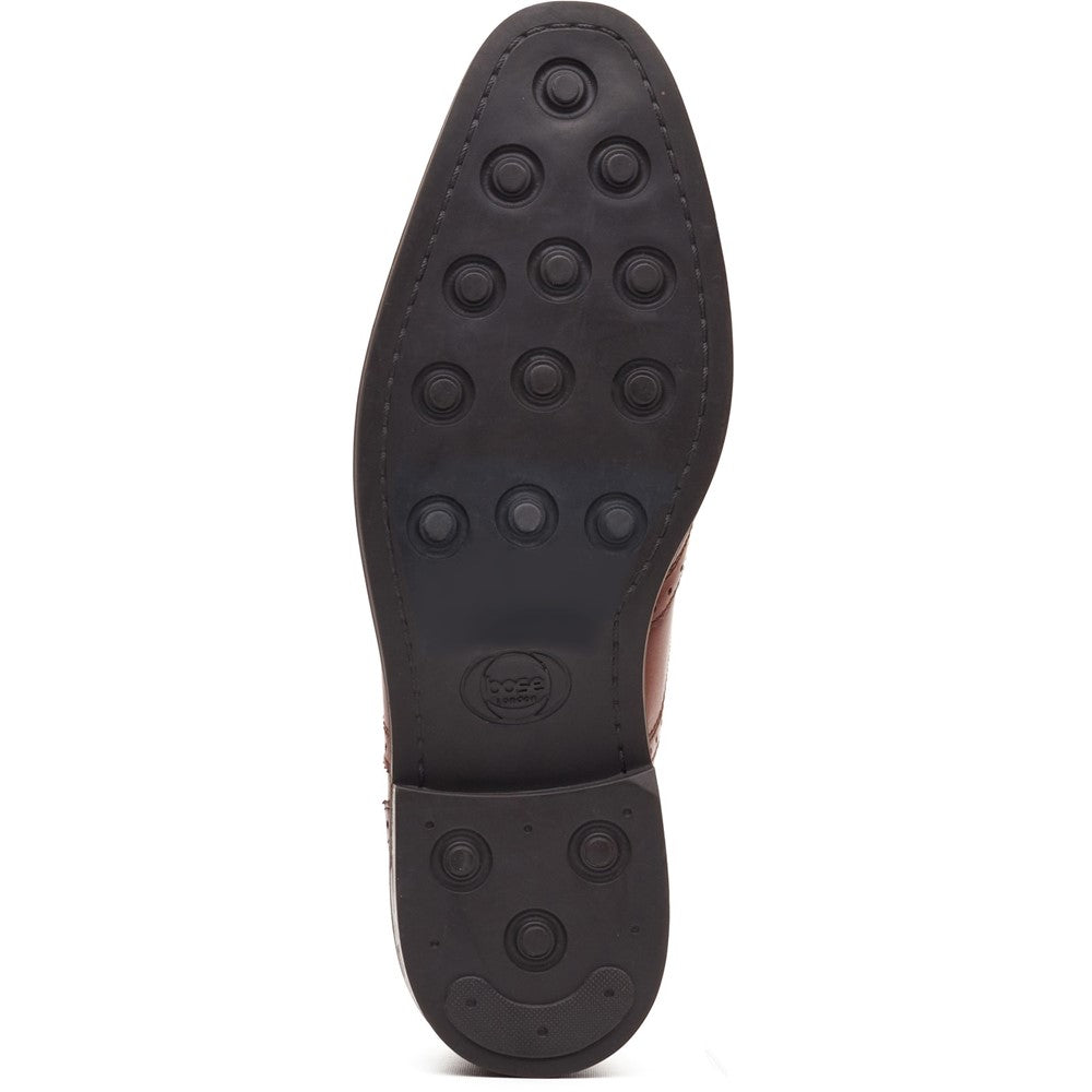 Clarence Leather Brogue Shoes Tan