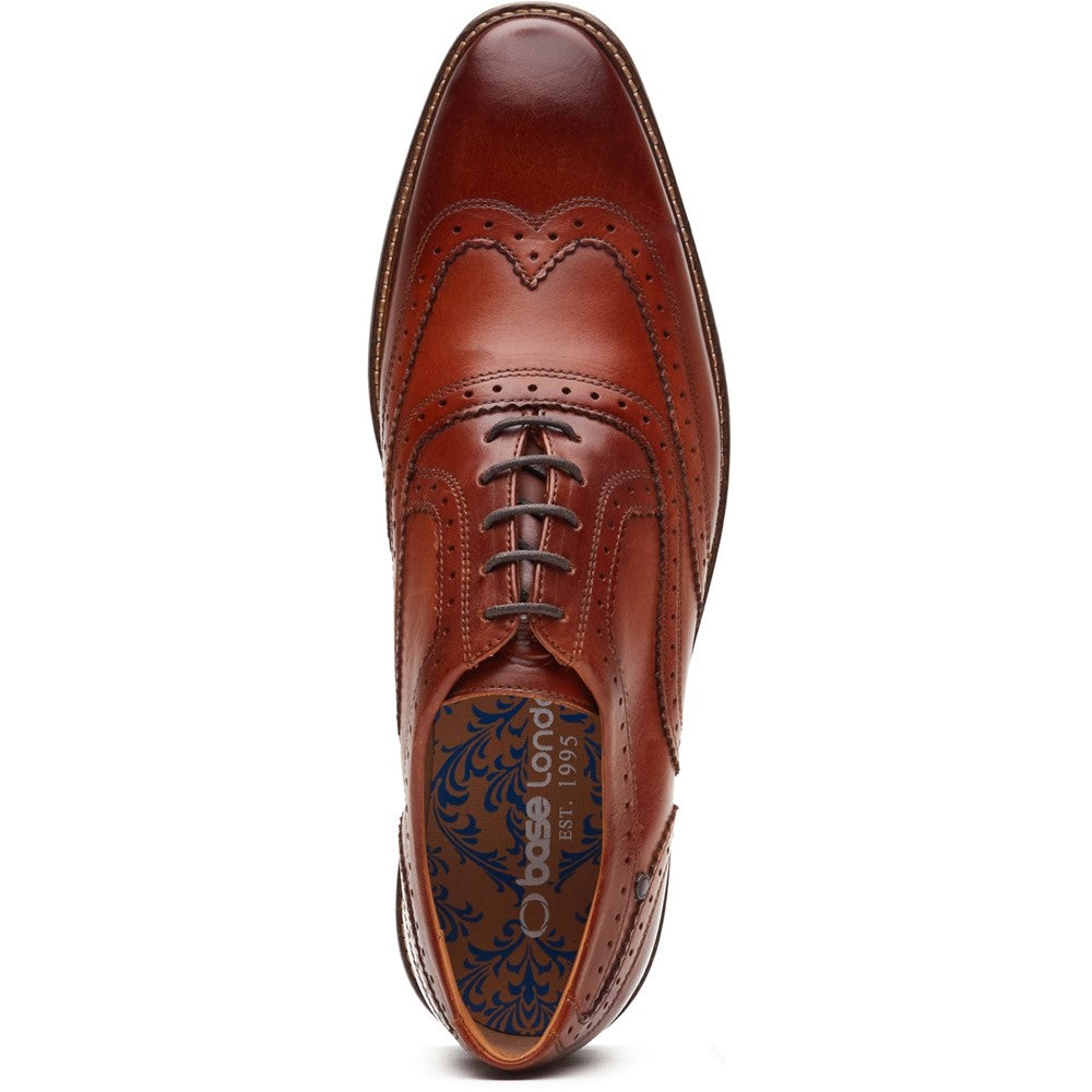 Clarence Leather Brogue Shoes Tan