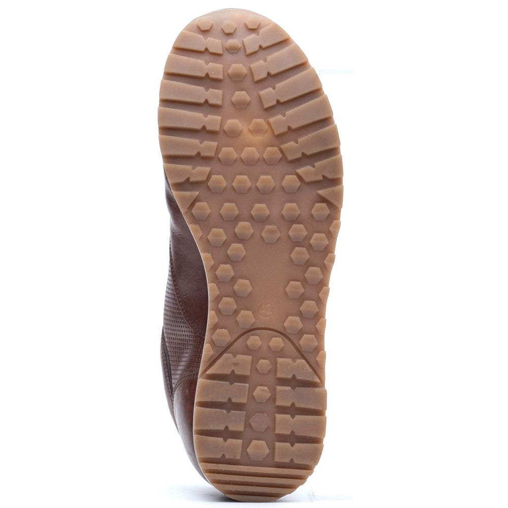 Lancaster Leather Trainer Brown