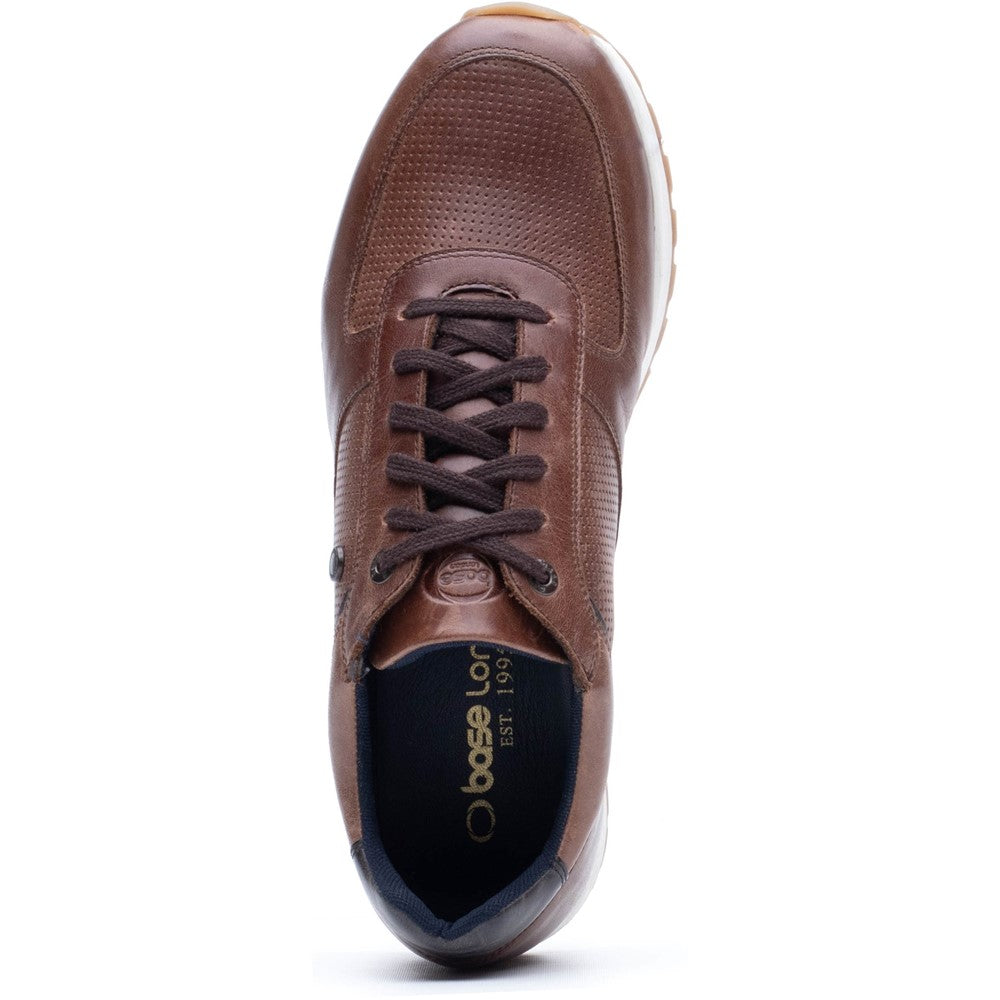 Lancaster Leather Trainer Brown
