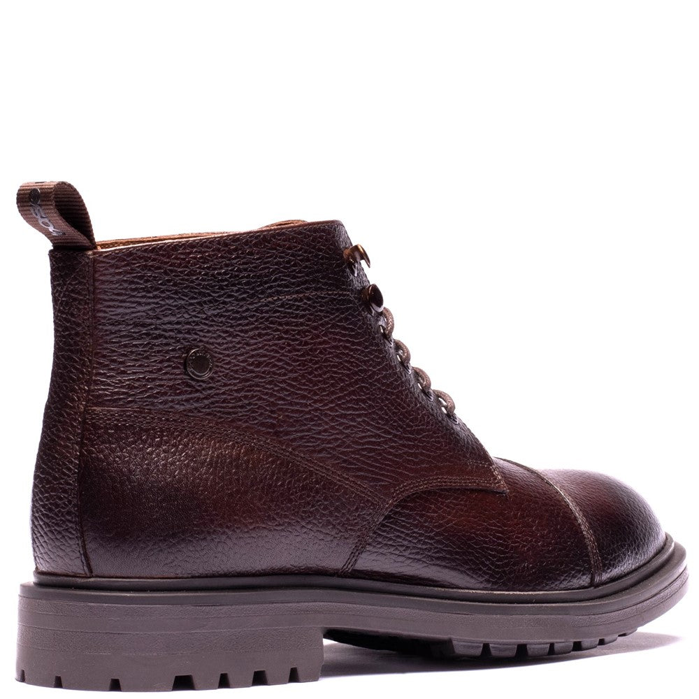 Mercer Grain Toe Cap Boots Brown