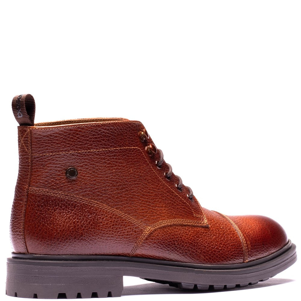 Mercer Grain Toe Cap Boots Tan