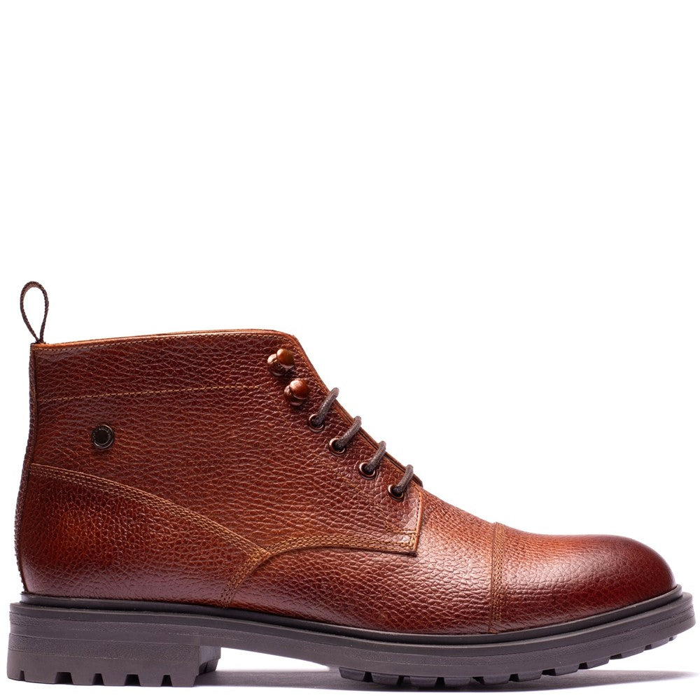 Mercer Grain Toe Cap Boots Tan