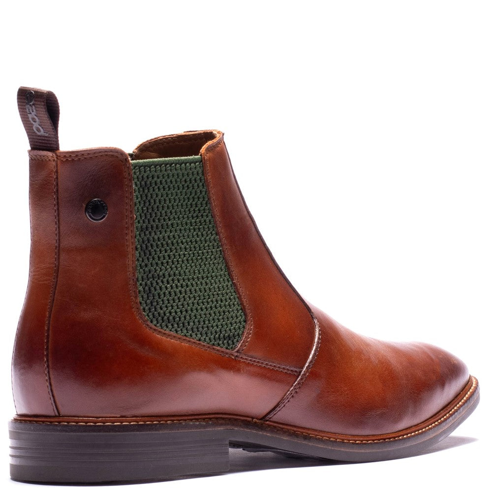 Kensington Washed Chelsea Boots Tan