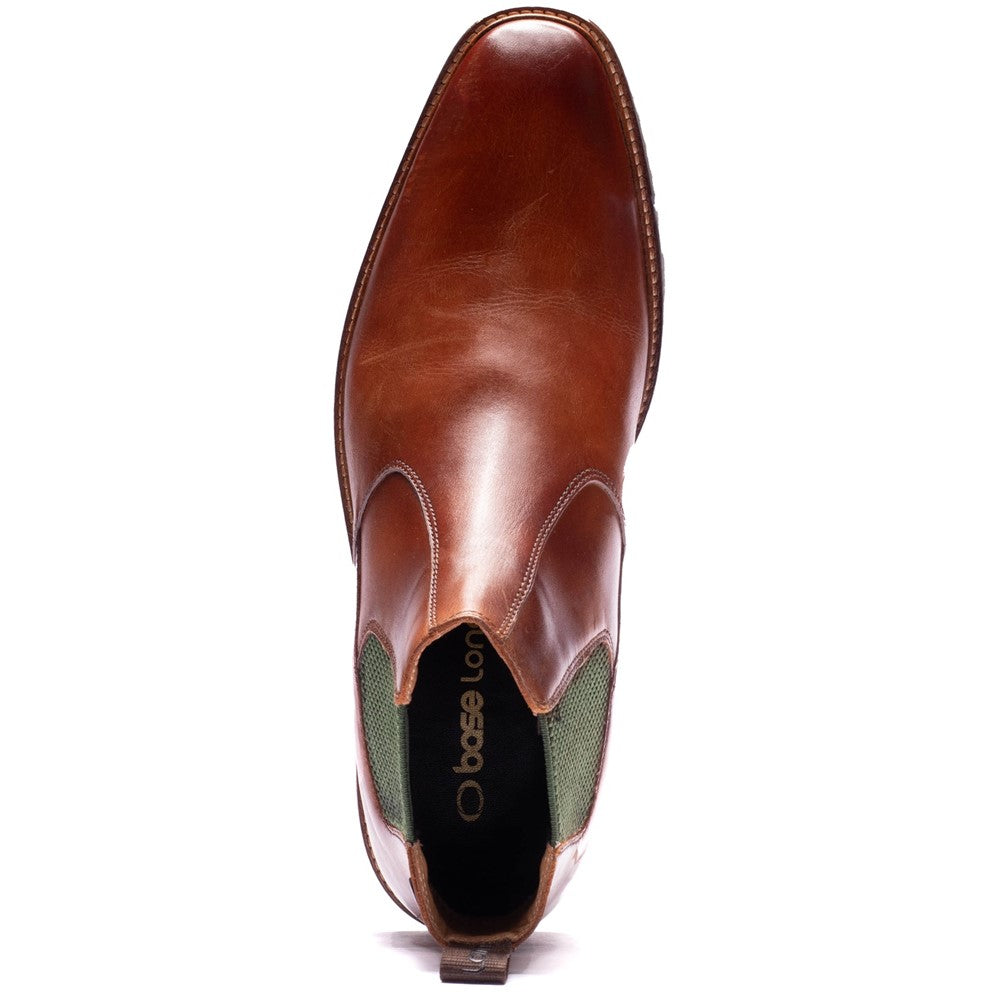 Kensington Washed Chelsea Boots Tan