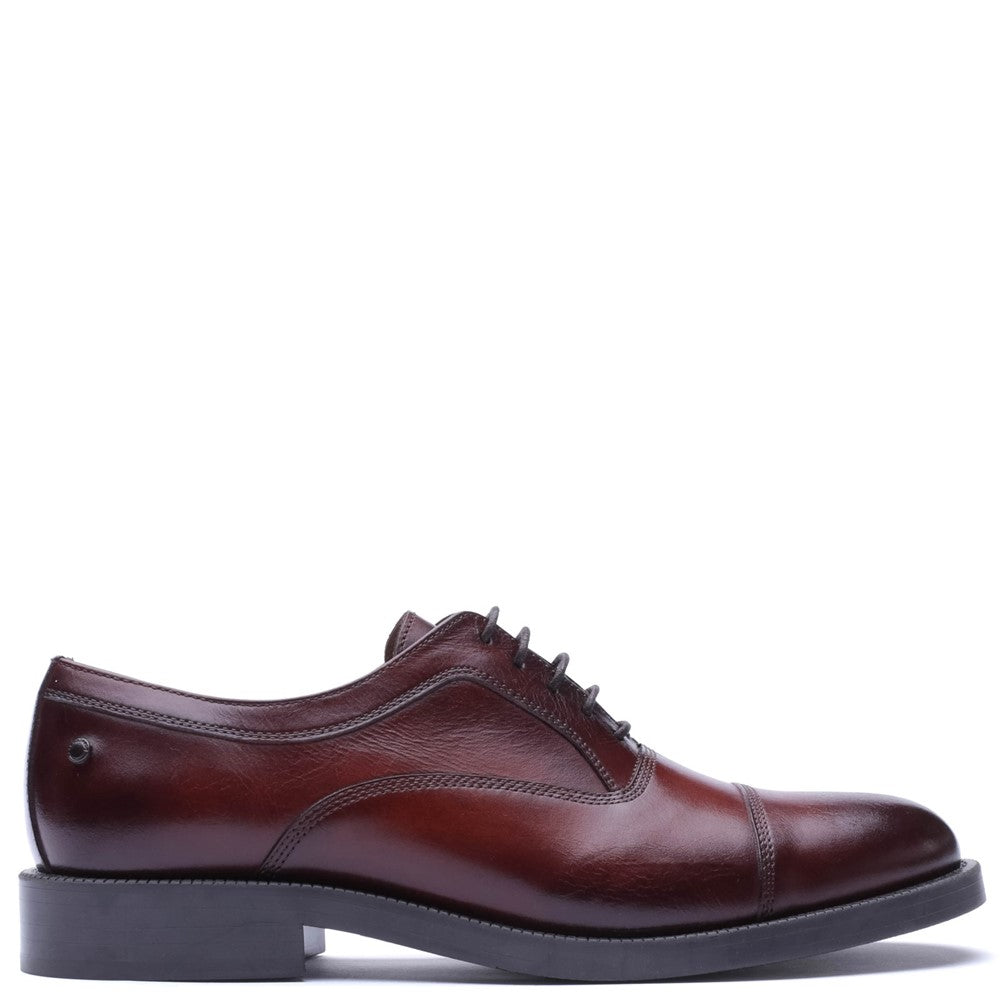 Roma Washed Lace Up Shoes Chestnut