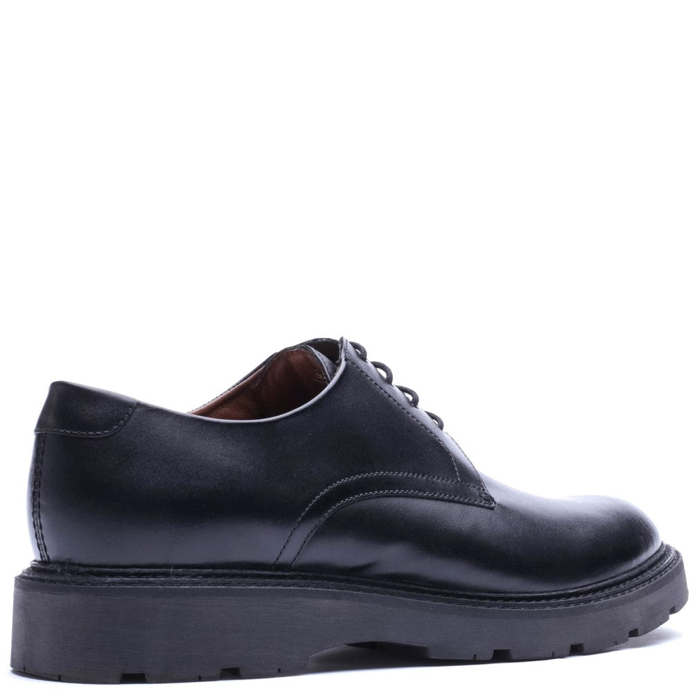 Vector Waxy Lace Up Shoes Black
