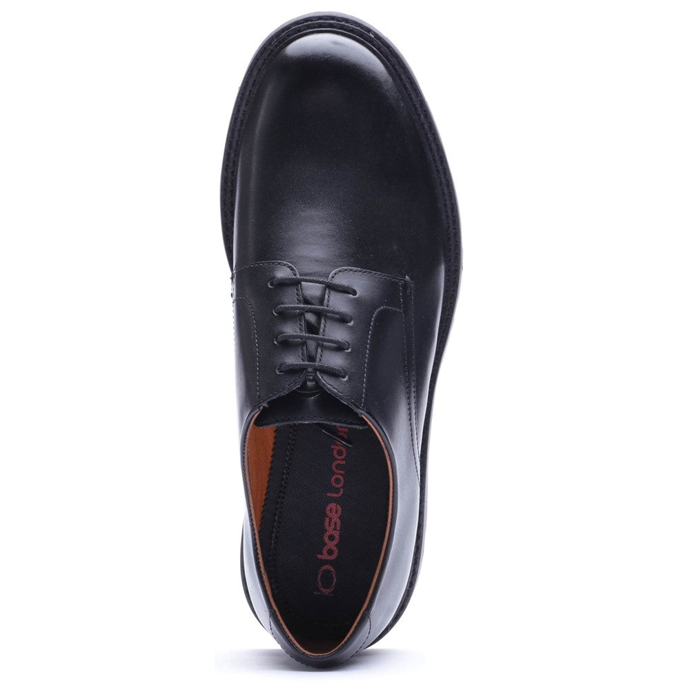 Vector Waxy Lace Up Shoes Black