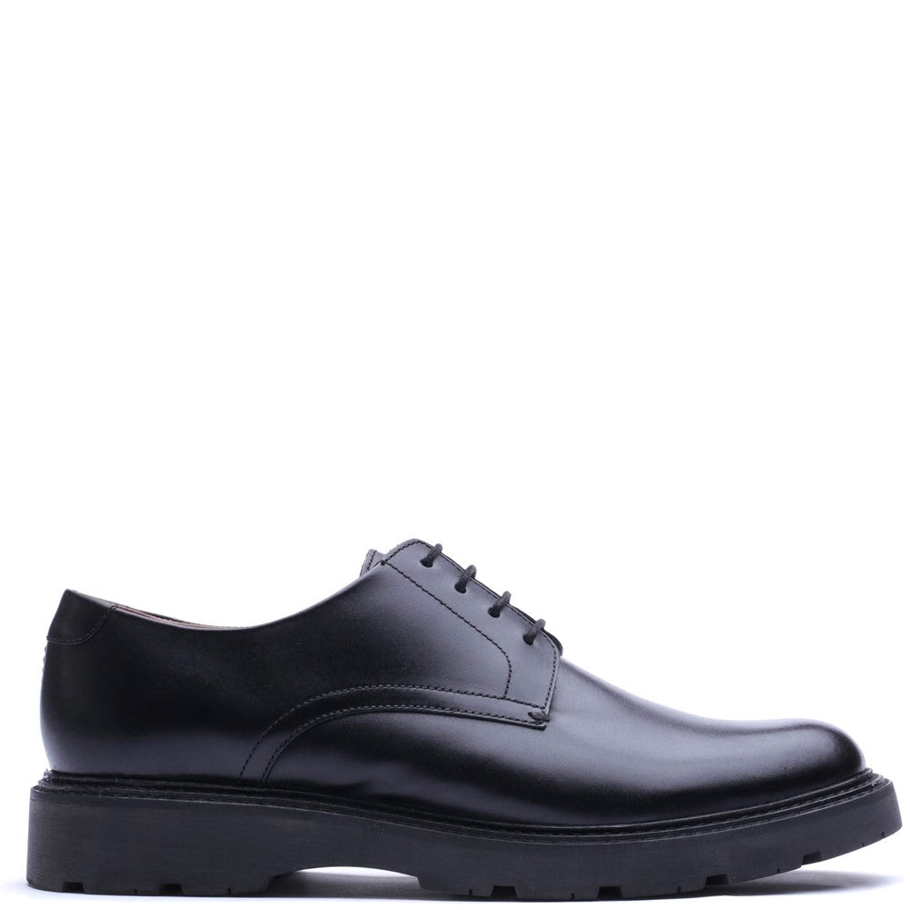 Vector Waxy Lace Up Shoes Black