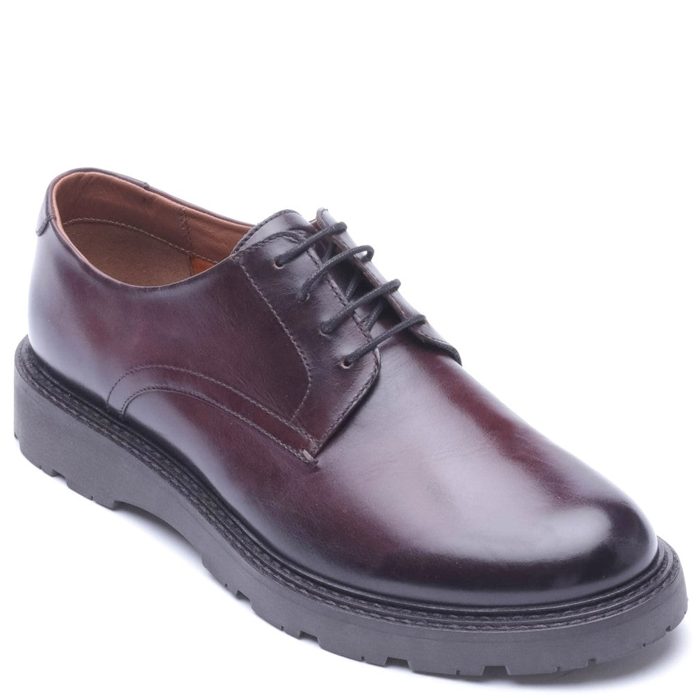 Vector Washed Lace Up Shoes Brown