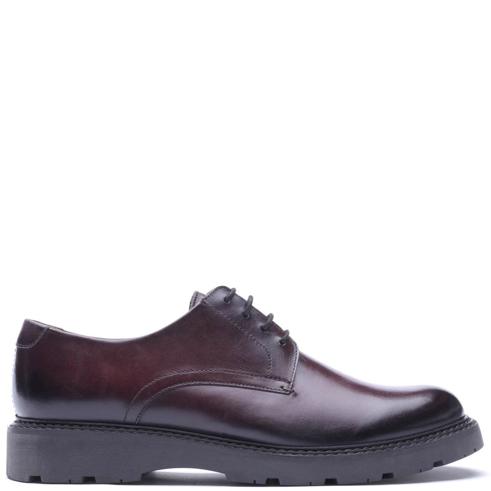Vector Washed Lace Up Shoes Brown