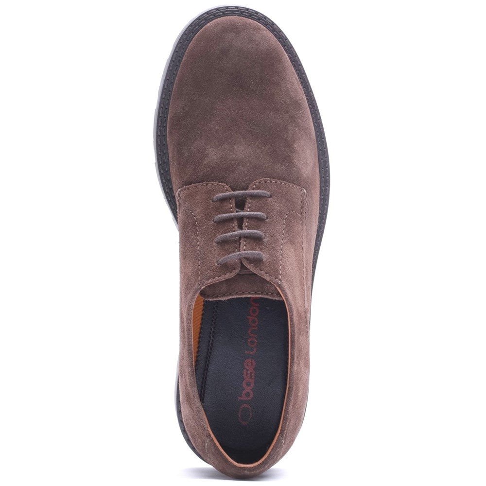 Vector Suede Lace Up Shoes Brown