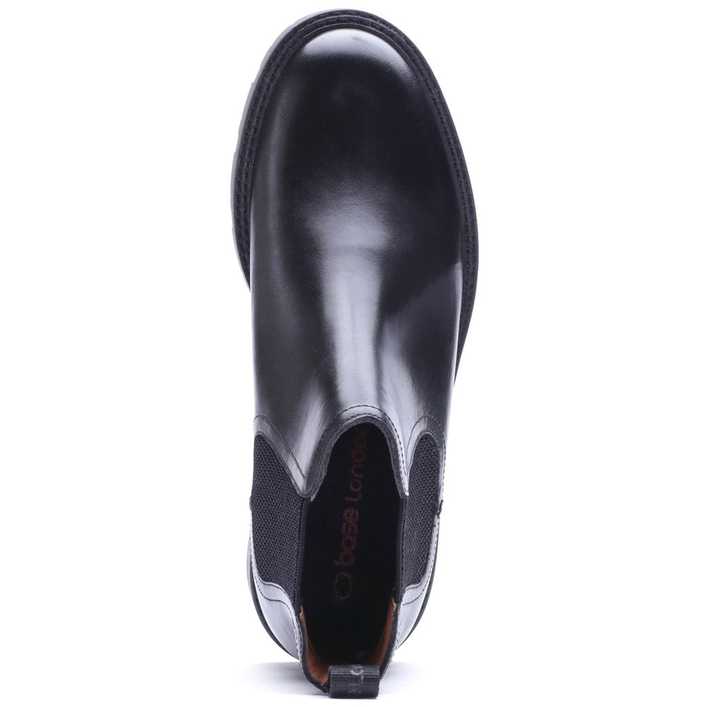 Echo Waxy Chelsea Boots Black