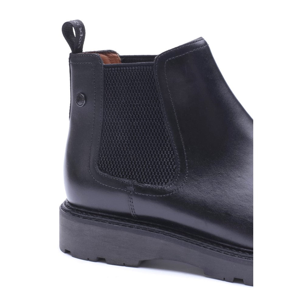 Echo Waxy Chelsea Boots Black