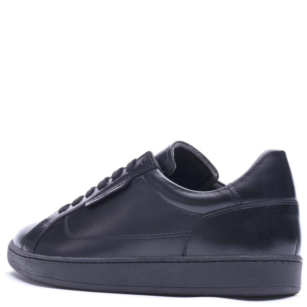 Zammo Waxy Lace Up Trainers Black