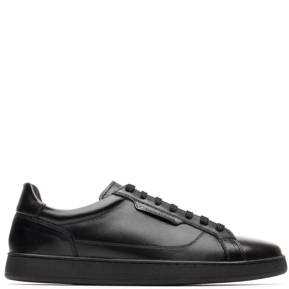 Zammo Waxy Lace Up Trainers Black