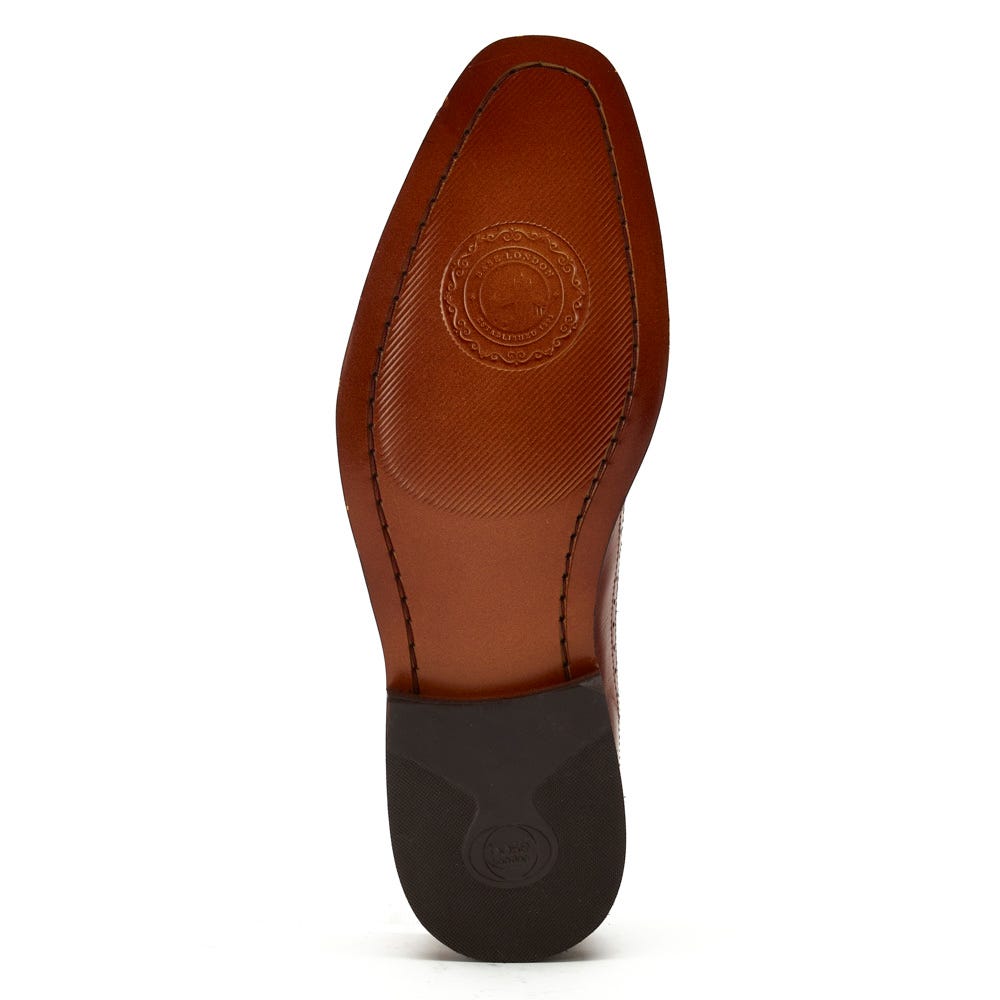 Havisham Washed Brogue Shoes Tan