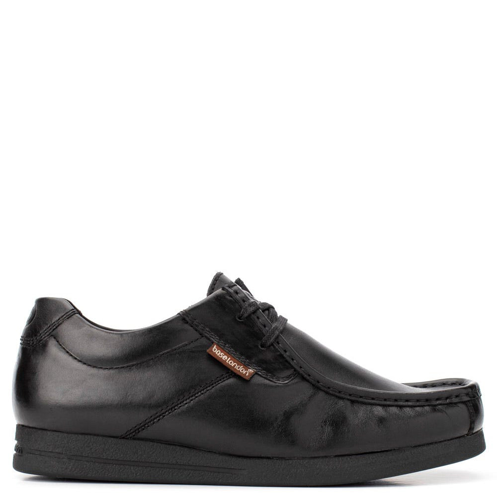 Event Waxy Moc Toe Shoes Black