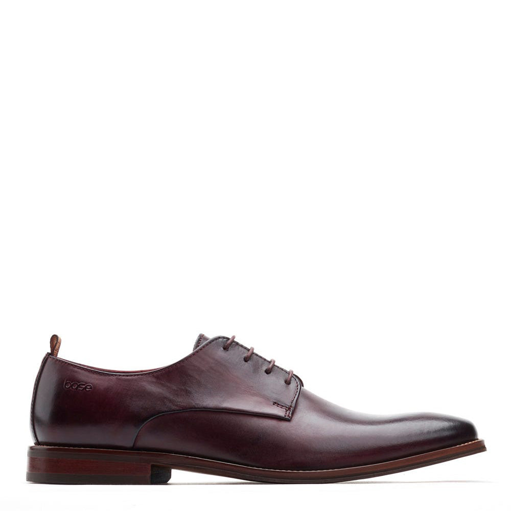 Marley Washed Derby Shoes Bordo