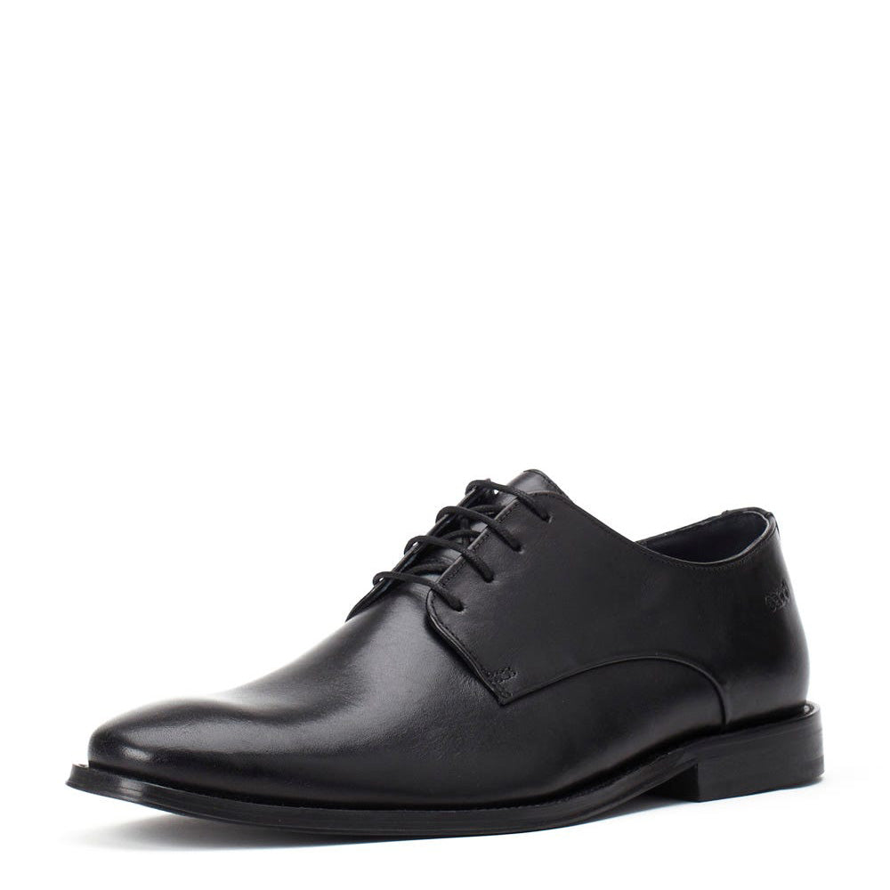 Marley Waxy Derby Shoes Black