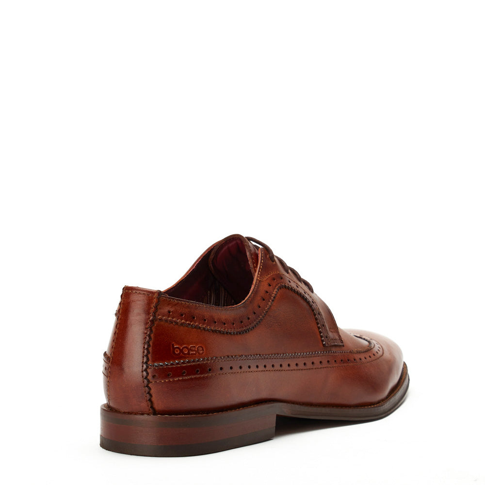 Havisham Washed Brogue Shoes Tan
