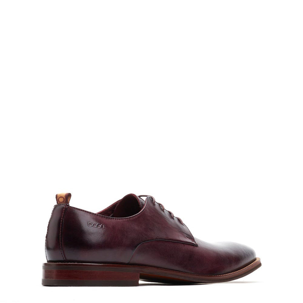 Marley Washed Derby Shoes Bordo