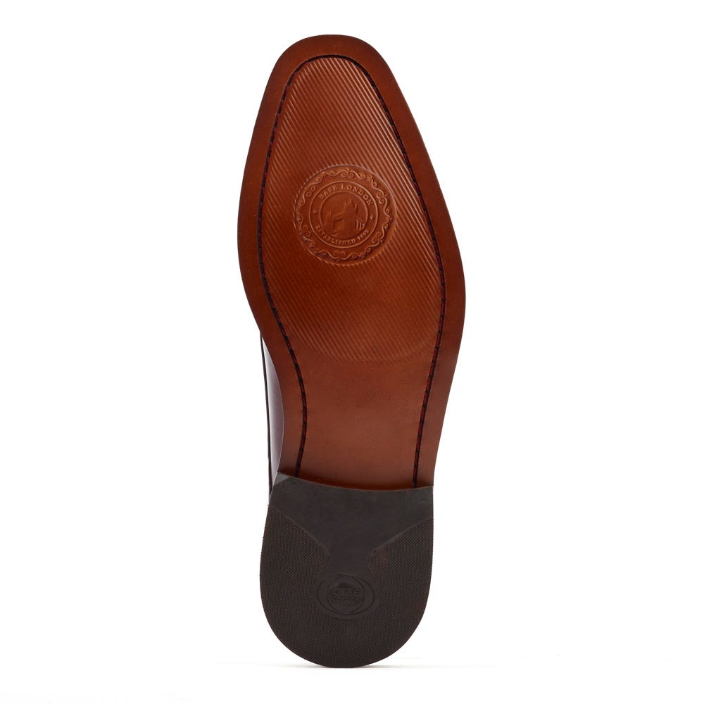 Marley Washed Derby Shoes Bordo