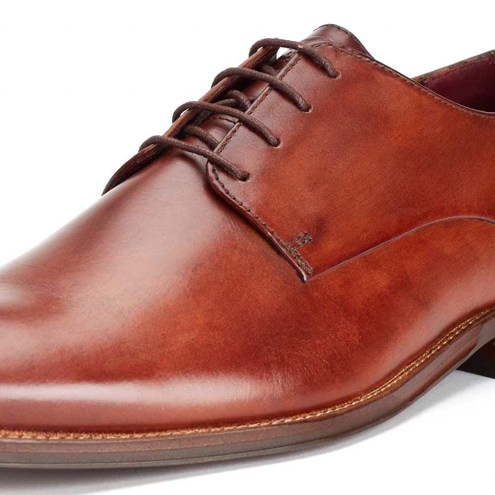 Marley Washed Derby Shoes Tan