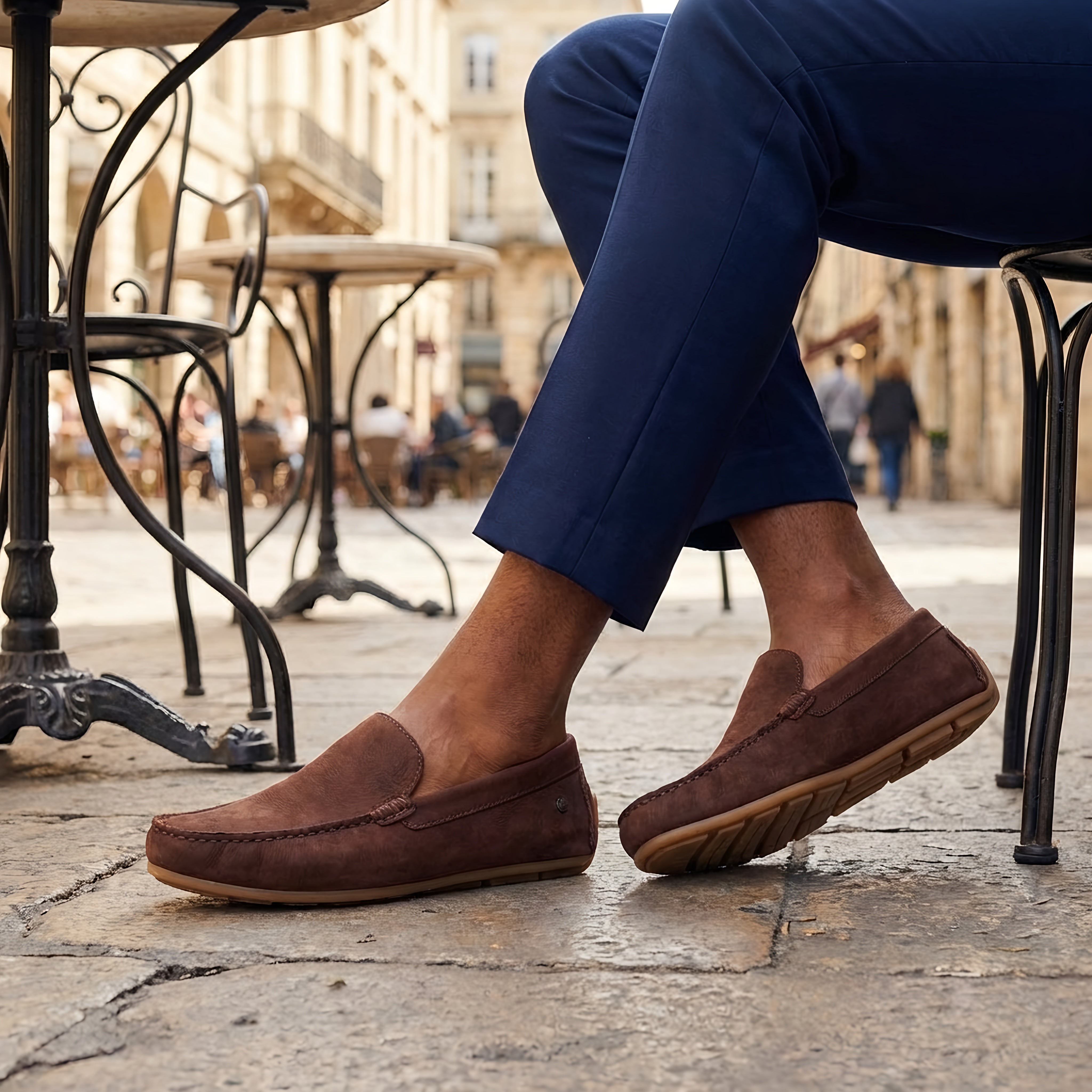 Moss Leather Driver Brown