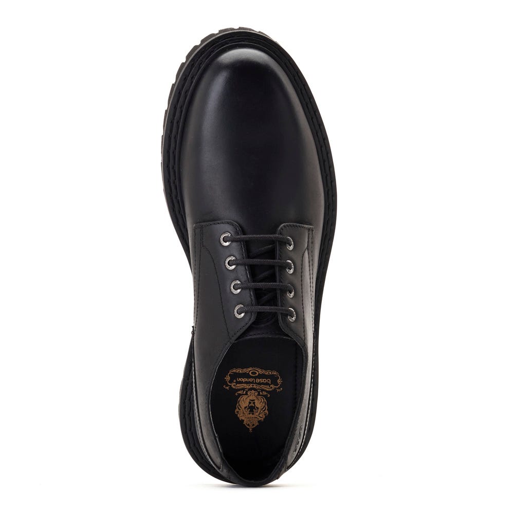 Wick Pull Up Derby Shoes Black