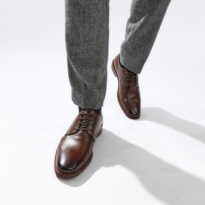 Marley Washed Derby Shoes Brown