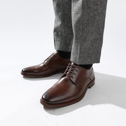 Marley Washed Derby Shoes Brown
