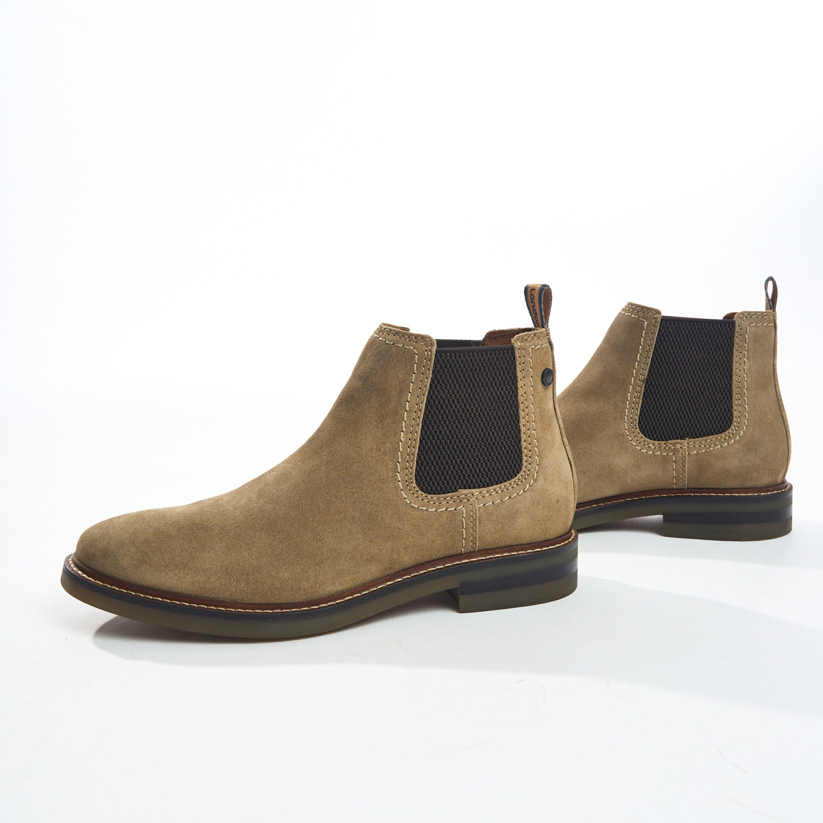 Portland Suede Chelsea Boots Sand
