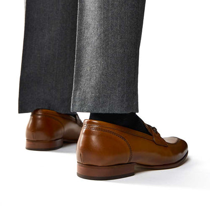 Russo Waxy Loafers Tan