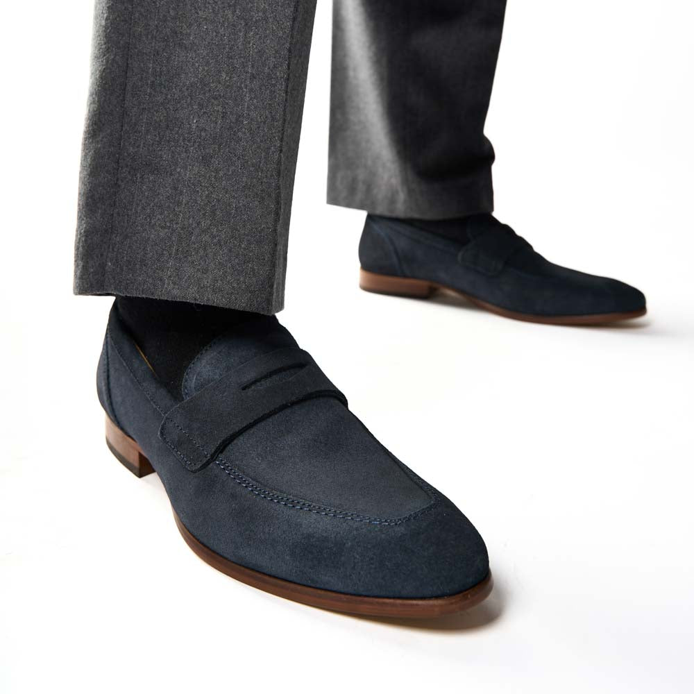 Bruno Suede Loafers Navy