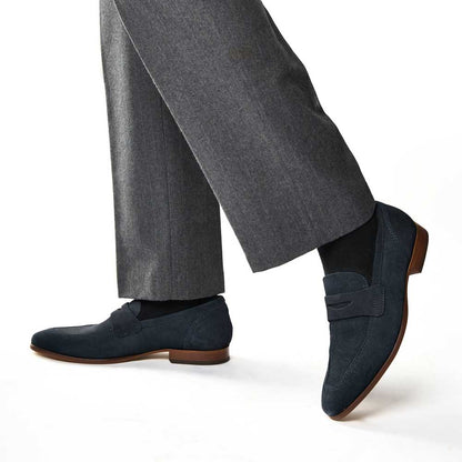 Bruno Suede Loafers Navy