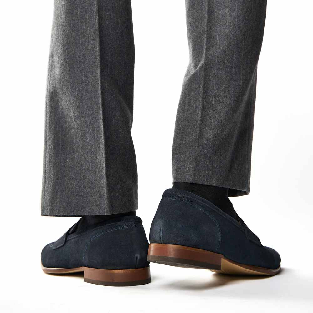Bruno Suede Loafers Navy