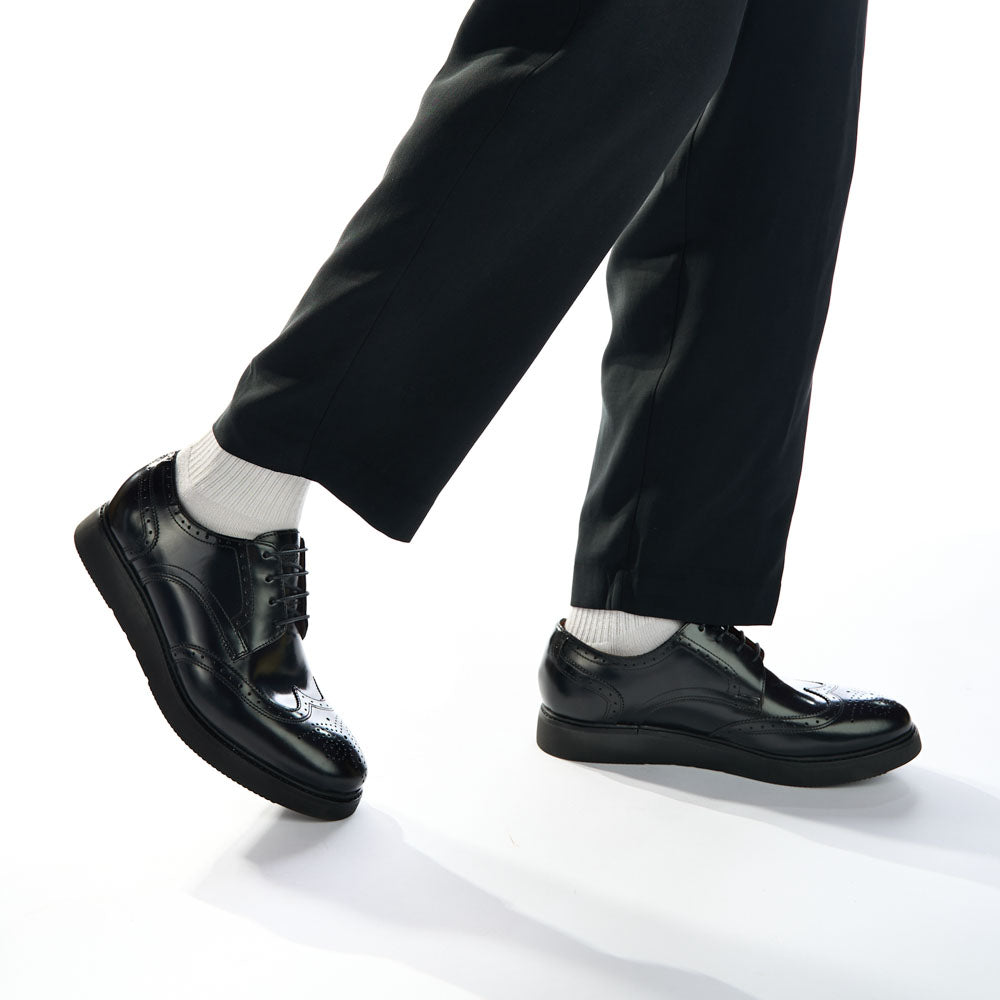 Joe Hi Shinebrogue Shoes Black