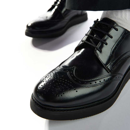 Joe Hi Shinebrogue Shoes Black