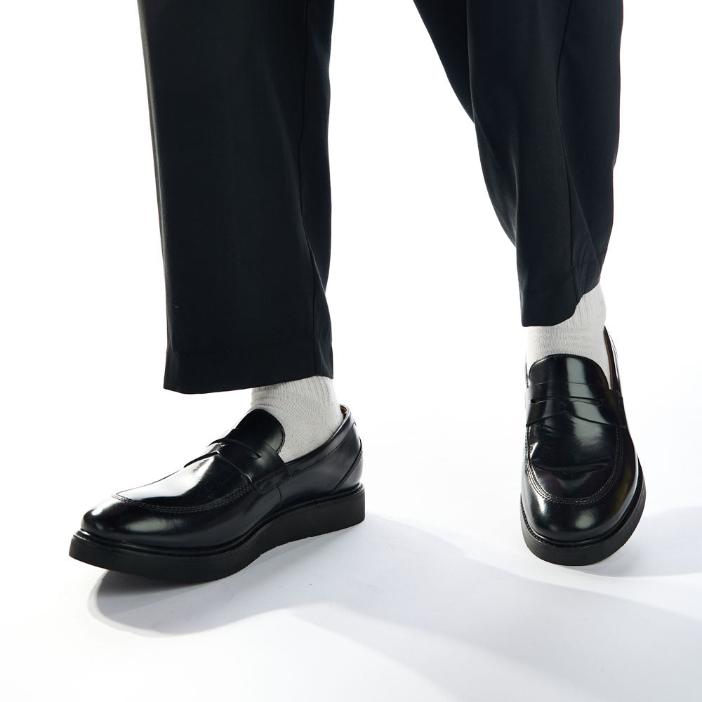 Sid Hi Shine Loafers Black