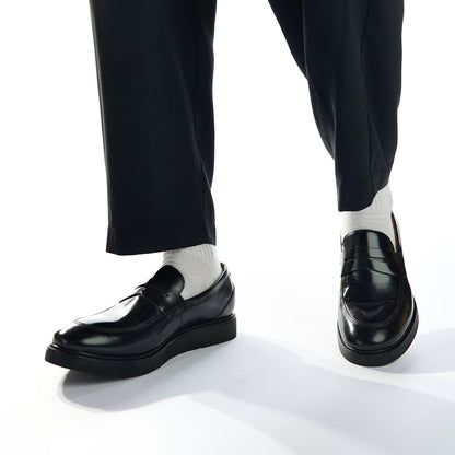 Sid Hi Shine Loafers Black
