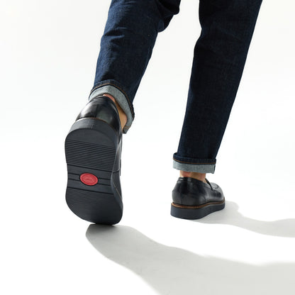 Sid Washed Loafers Navy