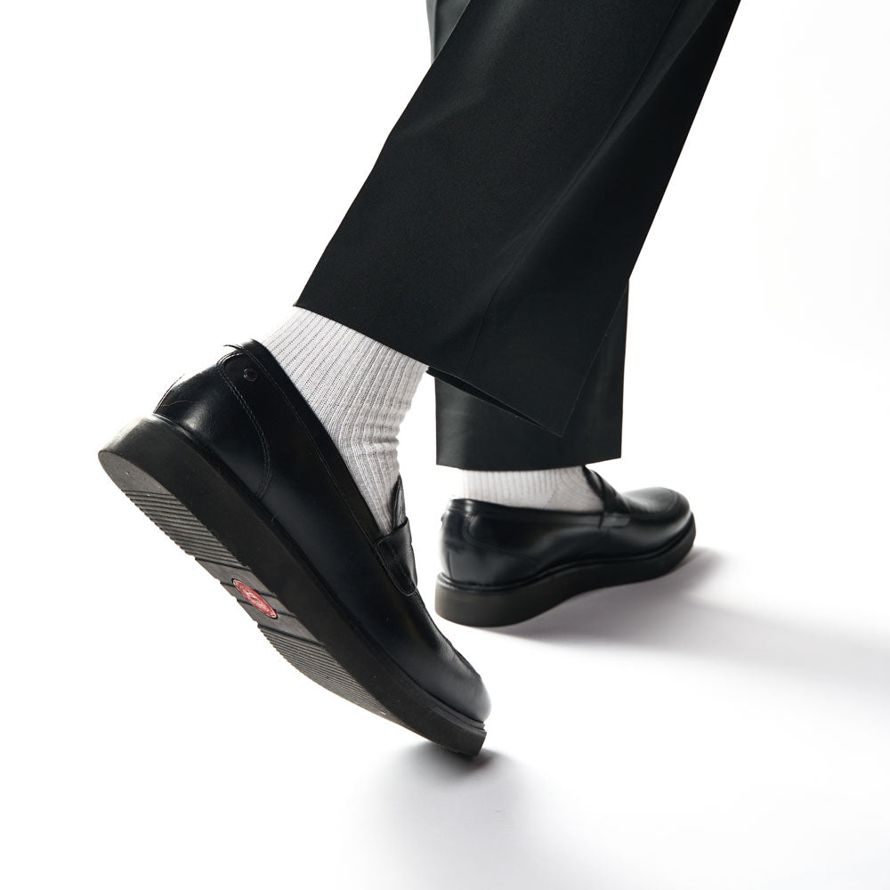 Sid Emboss Loafers Black